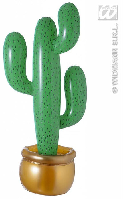 Feestbazaar Opblaasbare cactus 90cm