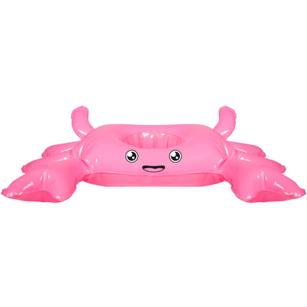 Feestbazaar Opblaasbare Drankhouder Krab Roze