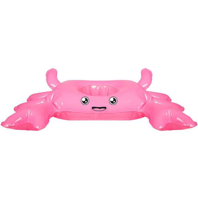 Feestbazaar Opblaasbare Drankhouder Krab Roze