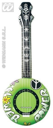 Feestbazaar Opblaasbare Flower Power Banjo