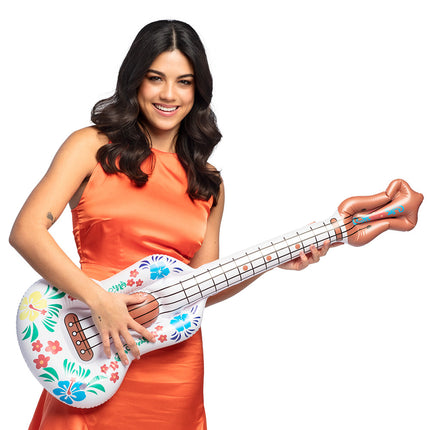 Feestbazaar Opblaasbare Gitaar Aloha Groot (104cm)