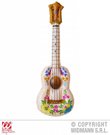 Feestbazaar Opblaasbare Hula ukulele
