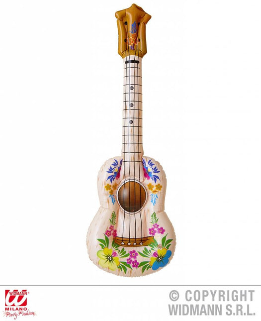Feestbazaar Opblaasbare Hula ukulele