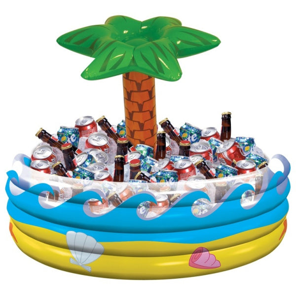 Feestbazaar Opblaasbare palmboom drankkoeler (72,3 x 67,3 cm)