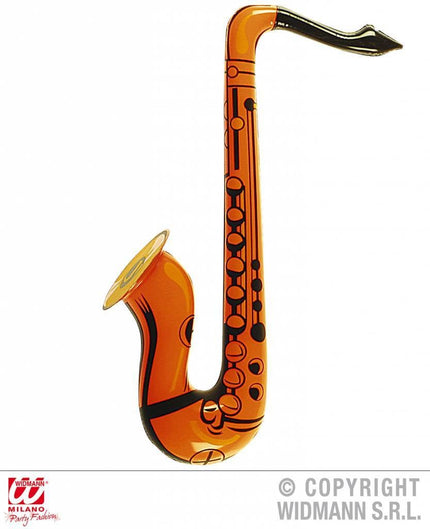 Feestbazaar Opblaasbare Saxofoon oranje