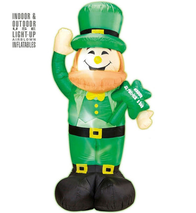 Feestbazaar Opblaasbare St.patricks Day Kabouter 150 Centimeter