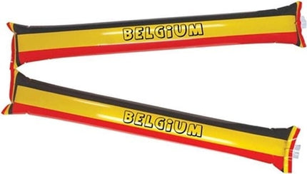 Feestbazaar Opblaasbare supporter sticks België (2st)