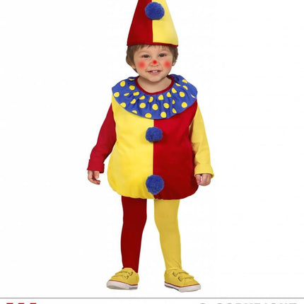 Feestbazaar Opgevulde Clownspakje baby