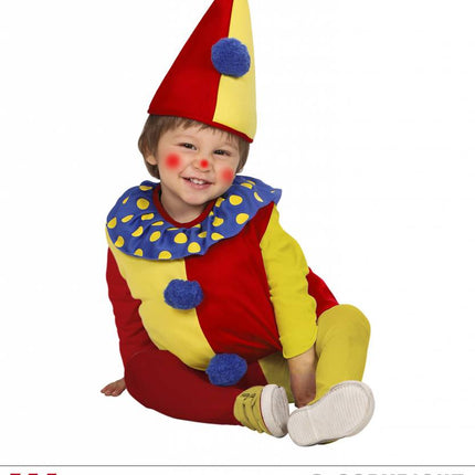 Feestbazaar Opgevulde Clownspakje baby