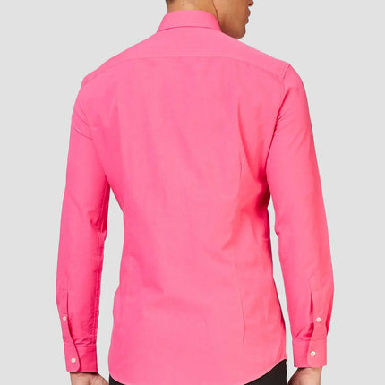Feestbazaar Opposuits Basic Overhemd Roze Heren