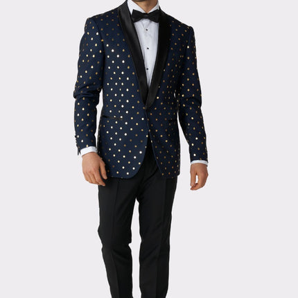 Feestbazaar Opposuits Maatpak Gouden Stippen