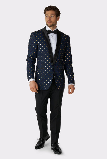 Feestbazaar Opposuits Maatpak Gouden Stippen