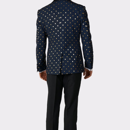 Feestbazaar Opposuits Maatpak Gouden Stippen