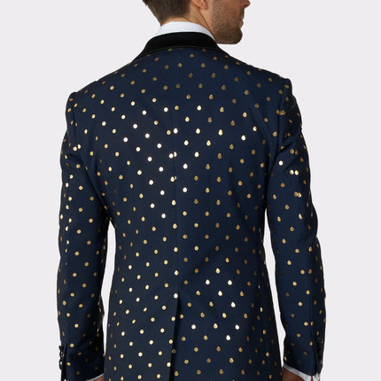 Feestbazaar Opposuits Maatpak Gouden Stippen