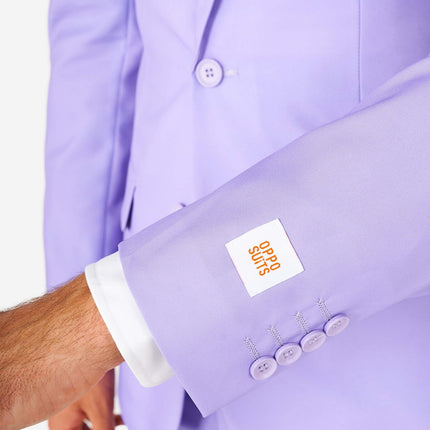 Feestbazaar Opposuits Maatpak Lavish Lavendel Paars Heren