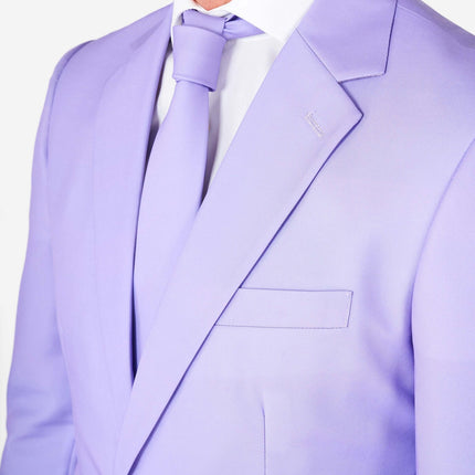 Feestbazaar Opposuits Maatpak Lavish Lavendel Paars Heren