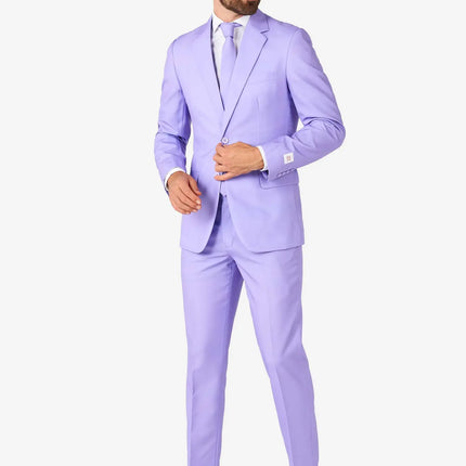 Feestbazaar Opposuits Maatpak Lavish Lavendel Paars Heren