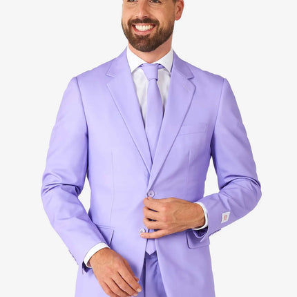 Feestbazaar Opposuits Maatpak Lavish Lavendel Paars Heren