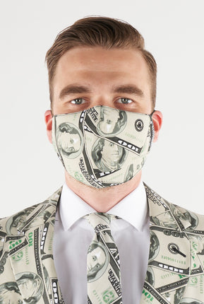 Feestbazaar Opposuits mondkapje Dollar