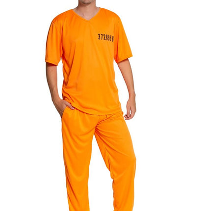 Feestbazaar Orange Escape Gevangenispak