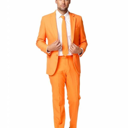 Feestbazaar Oranje Herenkostuum 3-delig