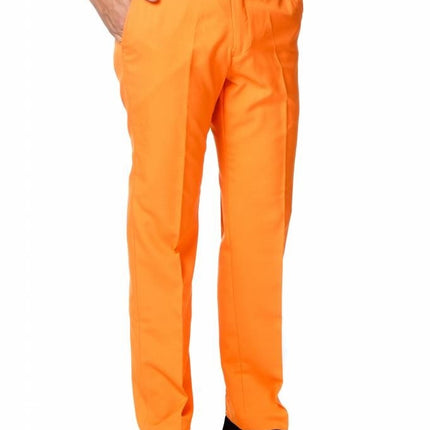 Feestbazaar Oranje Herenkostuum 3-delig