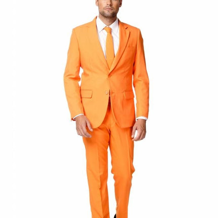 Feestbazaar Oranje Herenkostuum 3-delig