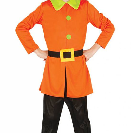 Feestbazaar Oranje kabouter kostuum kind