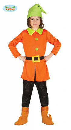 Feestbazaar Oranje kabouter kostuum kind