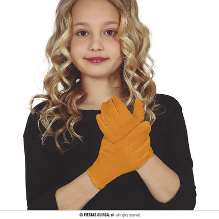 Feestbazaar Oranje kinderhandschoenen