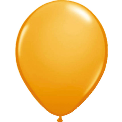 Feestbazaar Oranje Metallic Ballonnen 30cm (100st)