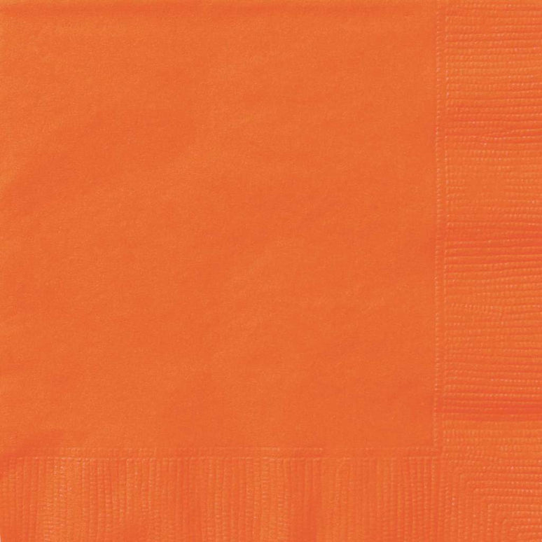 Feestbazaar Oranje servetten (20st)