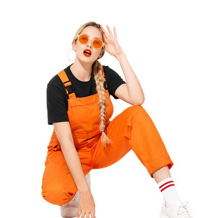 Feestbazaar Oranje Tuinbroek Volwassenen Unisex