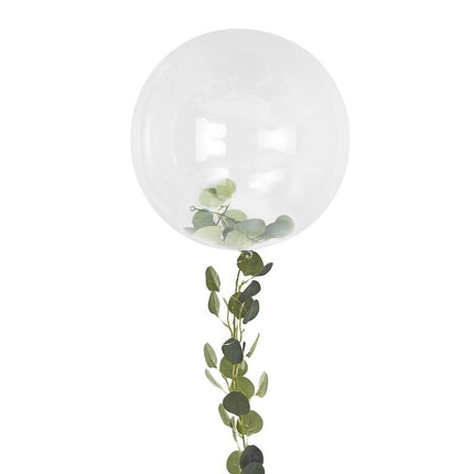 Feestbazaar Orbz Ballon met bladslinger Botanical Bruiloft