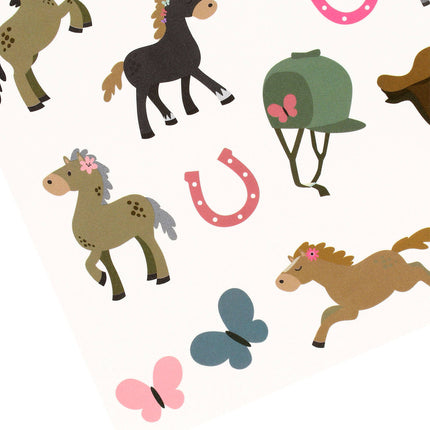 Feestbazaar Paard Nep Tattoos Happy Horses (25st)
