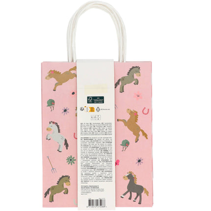 Feestbazaar Paard Uitdeeltasjes Happy Horses 27cm (6st)