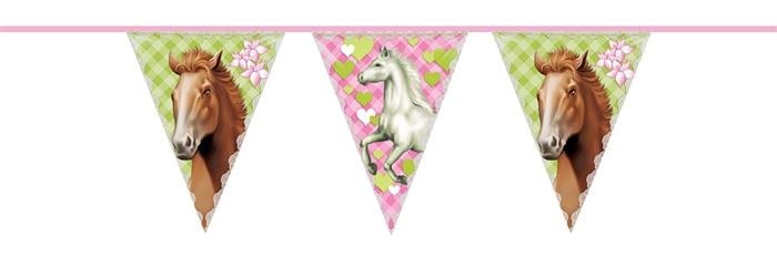 Feestbazaar Paarden Slingers Party 6 meter