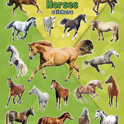 Feestbazaar Paarden Stickervel Set Horses