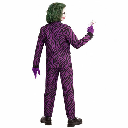 Feestbazaar Paars Classy Joker Jongen Kostuum