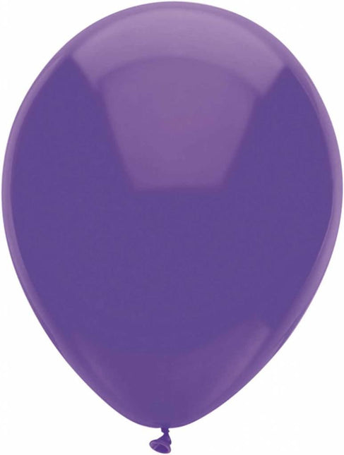 Feestbazaar Paarse  ballonnen 30cm 12 stuks
