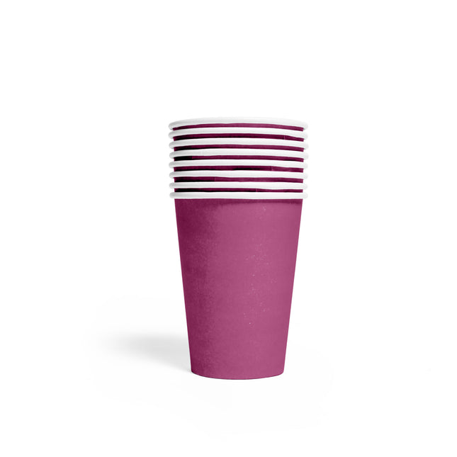 Feestbazaar Paarse Bekertjes 210ml (8st)