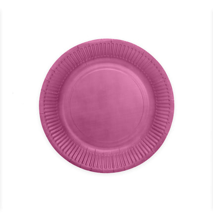 Feestbazaar Paarse Borden 23cm (16st)