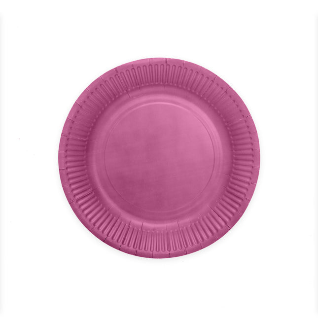 Feestbazaar Paarse Borden 23cm (16st)