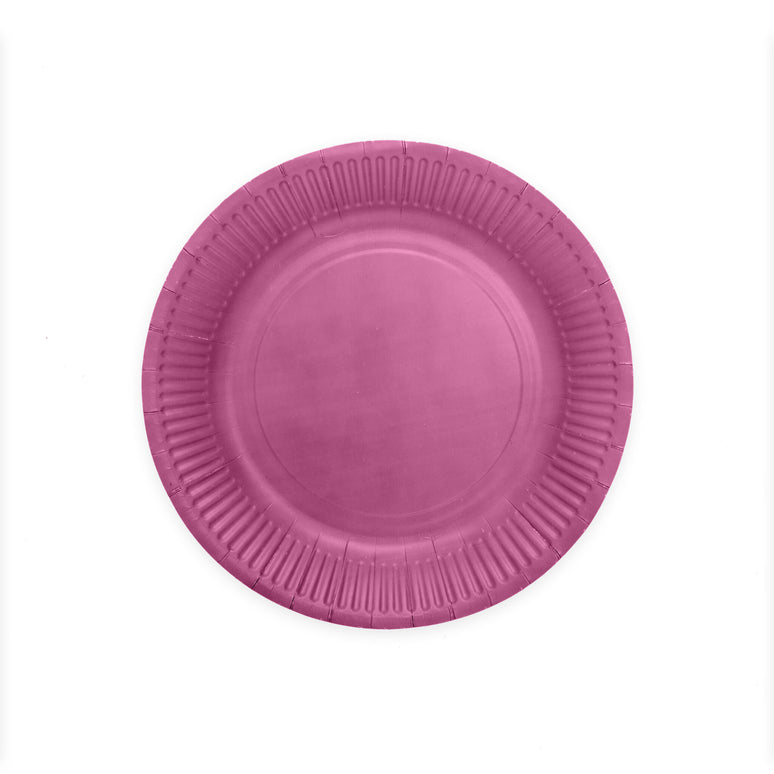 Feestbazaar Paarse Borden 23cm (16st)