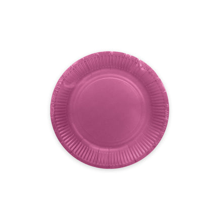 Feestbazaar Paarse bordjes 18cm (20st)