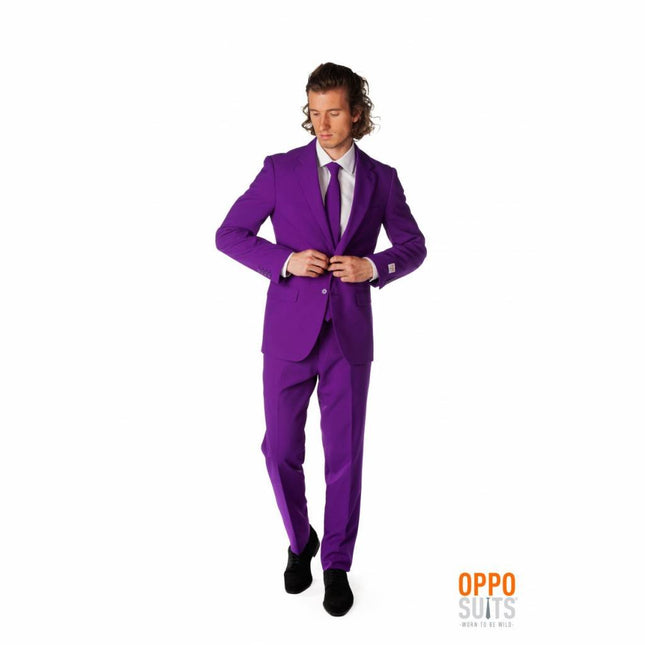 Feestbazaar Paarse maatpak Purple Prince