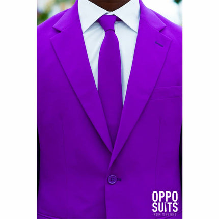 Feestbazaar Paarse maatpak Purple Prince