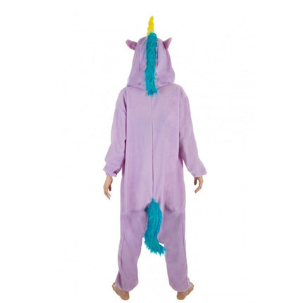 Feestbazaar Paarse Unicorn Onesie 164cm