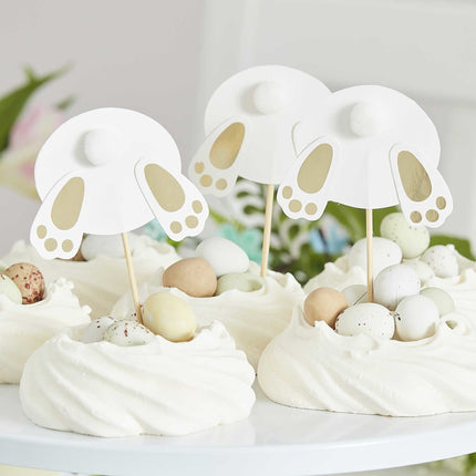 Feestbazaar Paashaas Cupcake Toppers (6st)