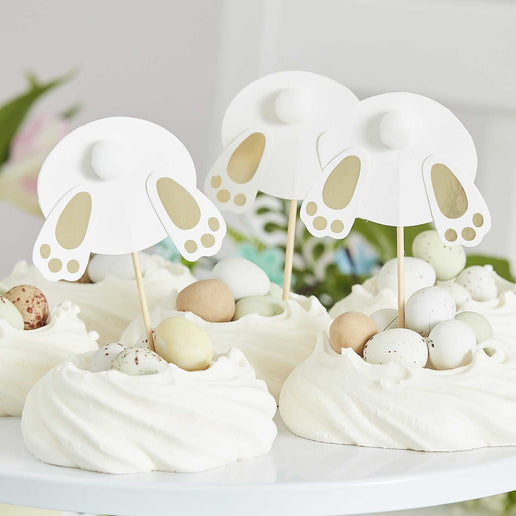 Feestbazaar Paashaas Cupcake Toppers (6st)